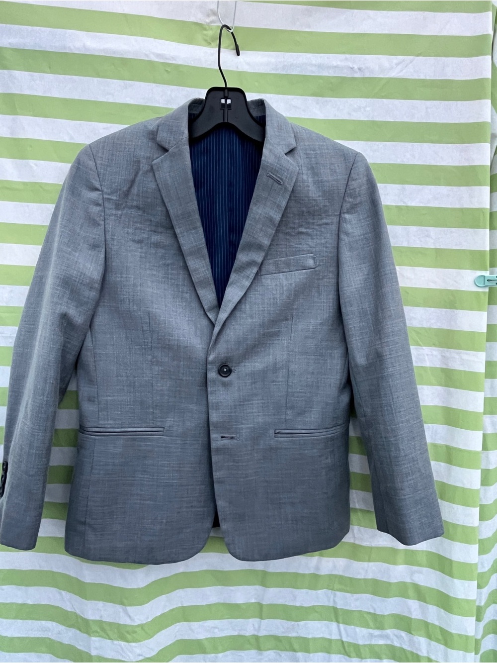 Calvin Klein Gray Boys' Two-Button Blazer